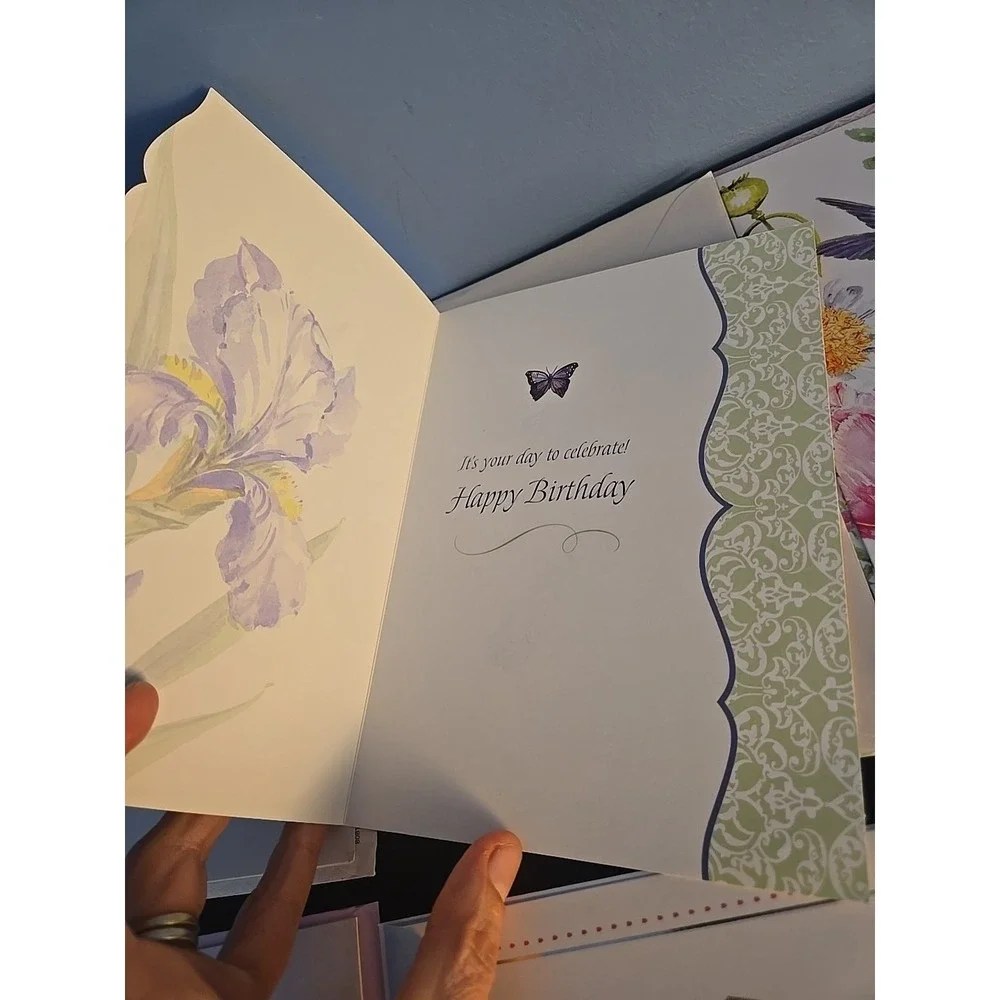 Assorted Birthday Cards & Envelopes Lot Of 21 Greeting Cards New Vibrant Design